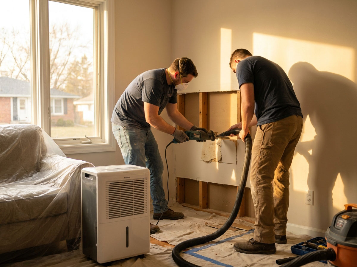 Drywall Water Damage Repair service photo