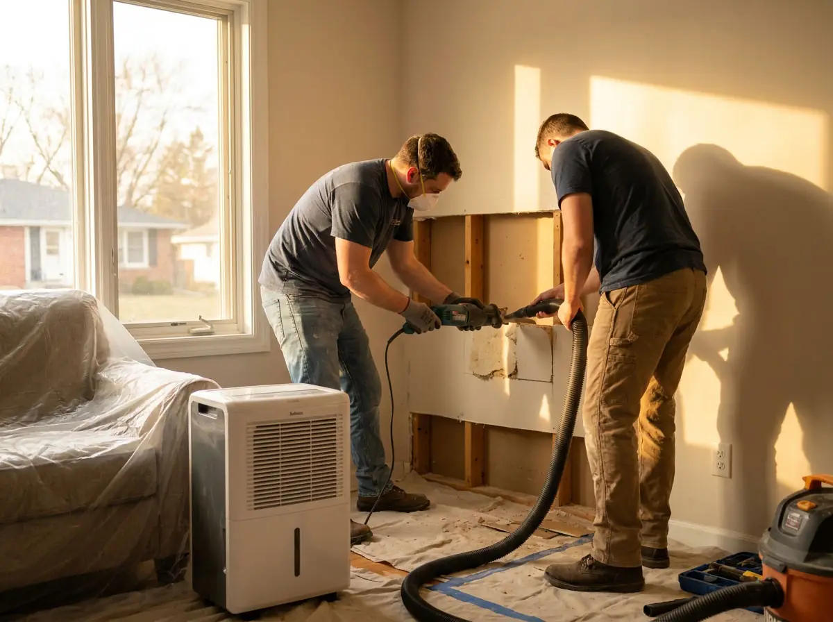 Drywall Water Damage Repair service photo